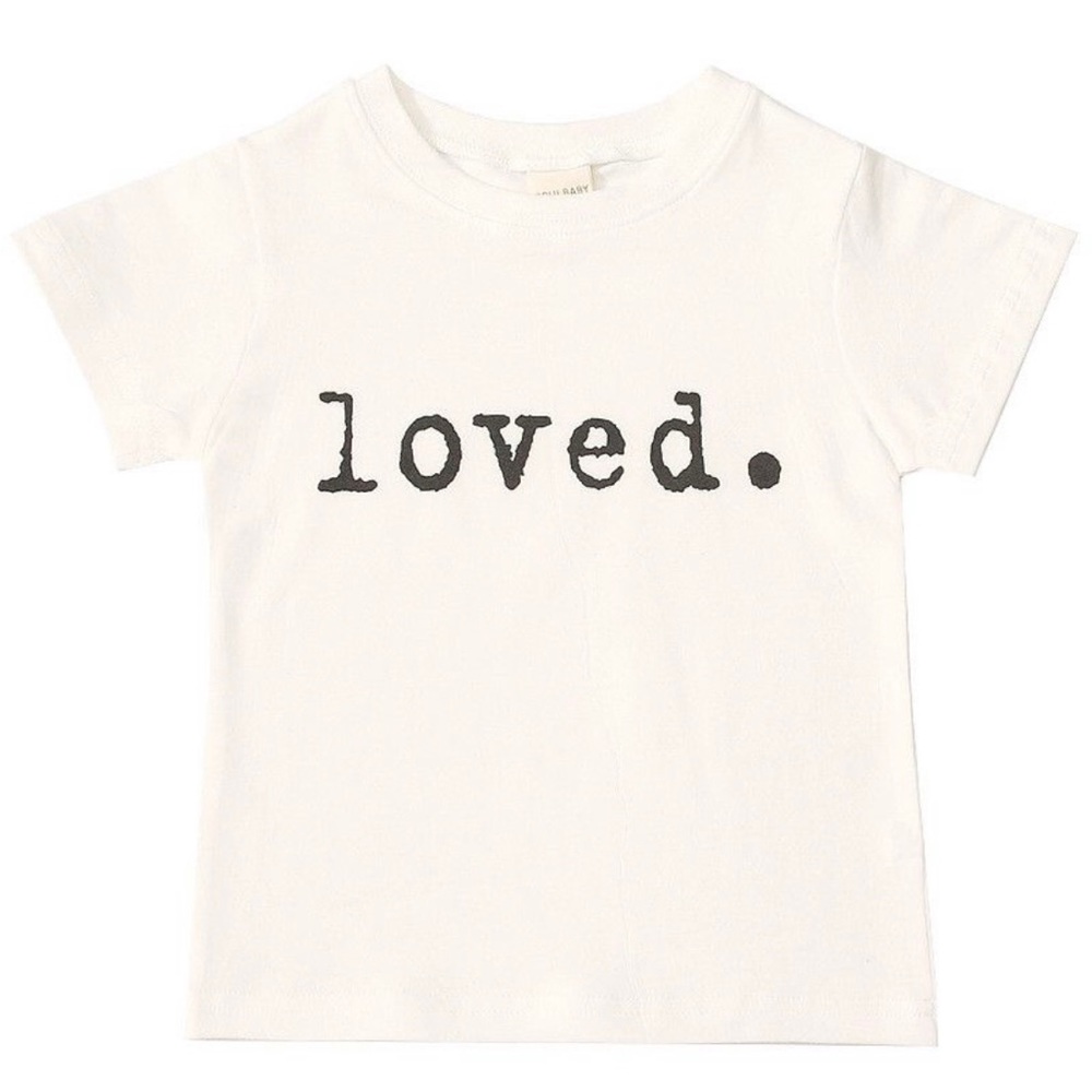 “LOVED” simple Tee for Kids